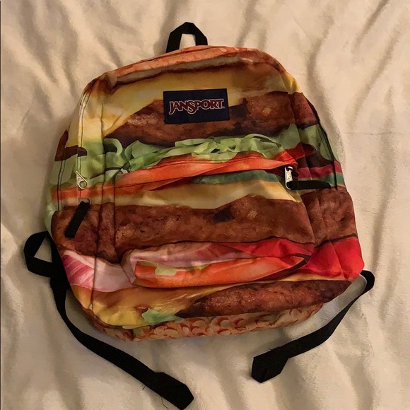 jansport hamburger backpack